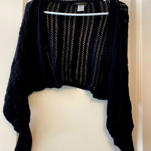 BCBG Maxazria black bolero cardigan